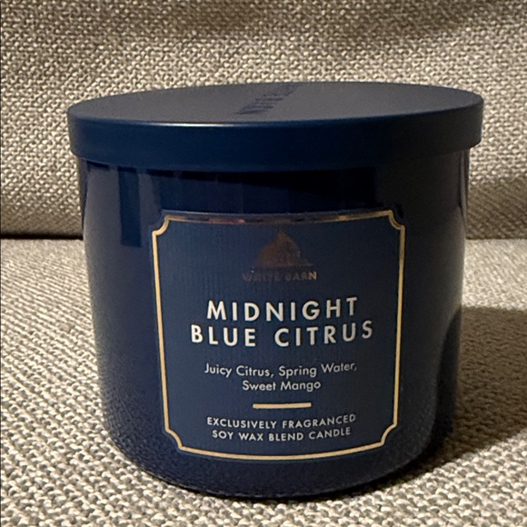 White Barn Midnight Blue Citrus Scented Candle - Picture 1 of 3